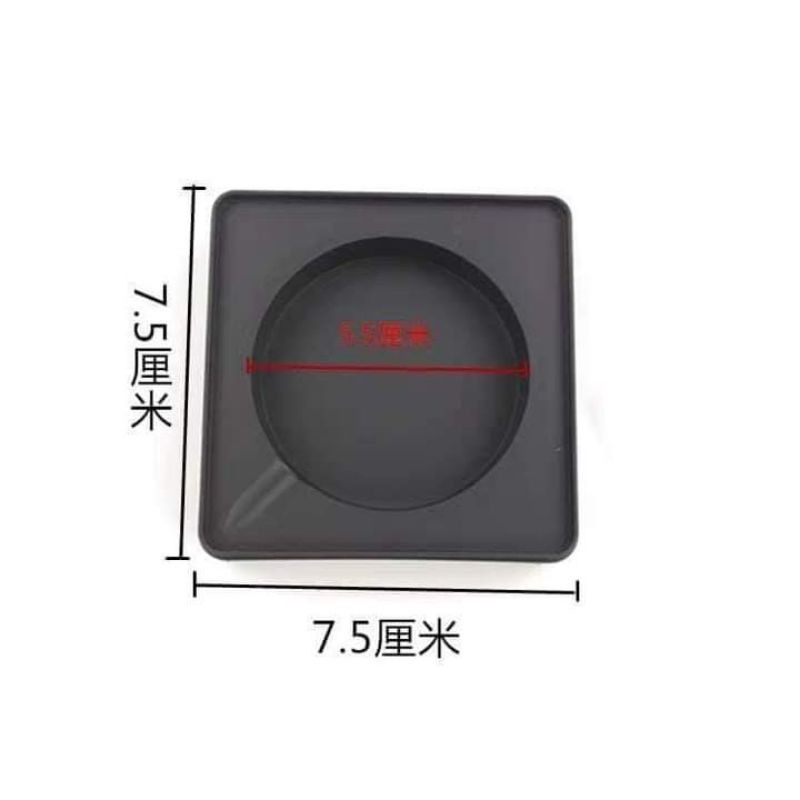 Nghiên mực nhựa hình vuông